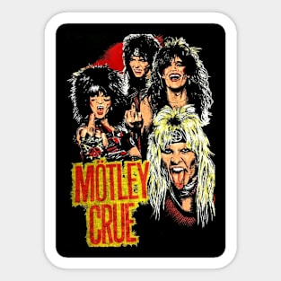 MOTLEY CRUE MERCH VTG Sticker